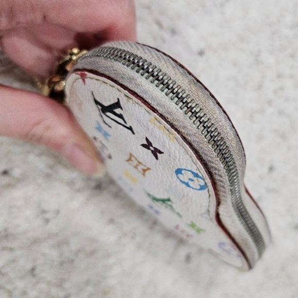 Louis Vuitton Canvas Muticolor Heart Coin Purse - Picture 5 of 9